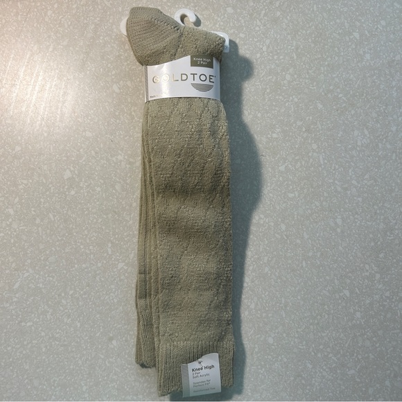 Gold Toe Accessories Gold Toe Argyle Wool Knee High 2 Pack Socks